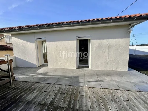 Maison confort avec cave de grande surface et hangar