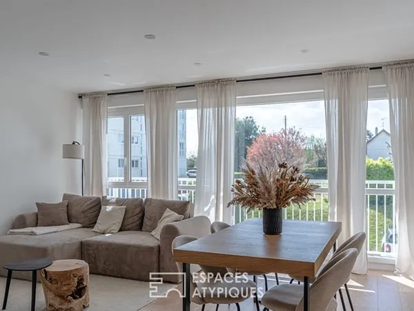 Appartement contemporain rénové