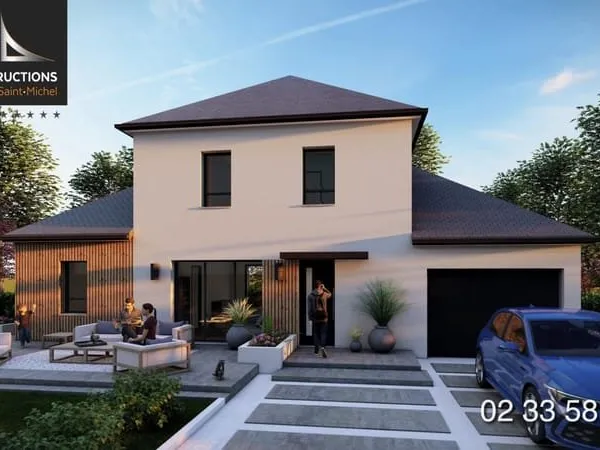 Terrain + maison Vente Agon-Coutainville   318091€