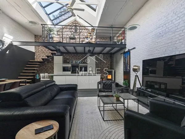 Superbe LOFT 115m2 - 2 chambres 1 bureau - terrasse