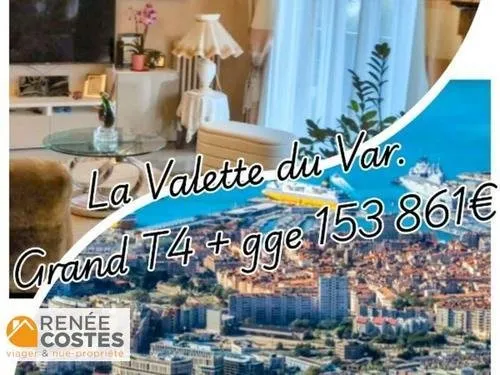 Viager occupé - F84-H80 ans - LA VALETTE DU VAR (83160)