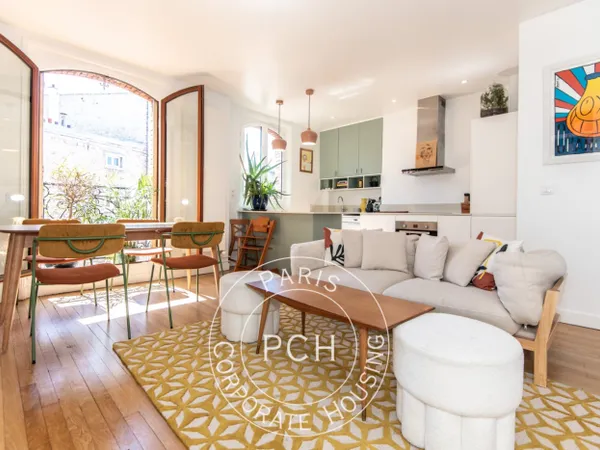 Paris 18e, 5 pièces meublé refait à neuf