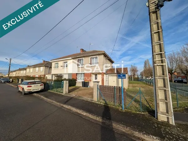 POUR INVESTISSEUR, MAISON 3CH, GARAGE ET JARDIN