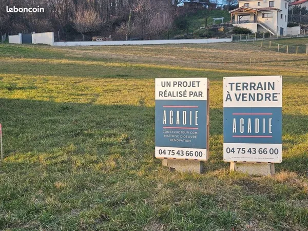 TERRAIN A BATIR Montchenu/St christophe le Laris 950 m² (nord drôme)