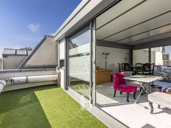Paris 15 - Saint-Charles - Duplex traversant - Derniers étages -
