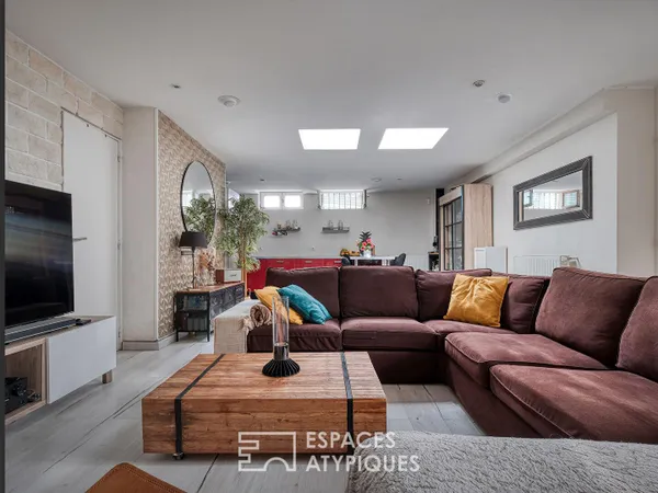 Loft avec véranda au Hameau de la Roche