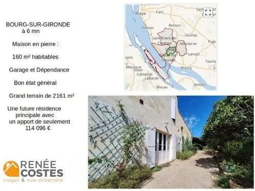 Viager 7 pièces 160 m²