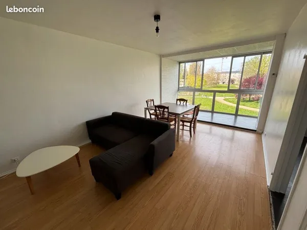 T3 meublé 66m² - lumineux, traversant, parc - idéal colocation - Rennes Sud / Clémenceau