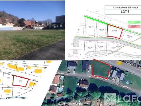 Terrain 606 m²