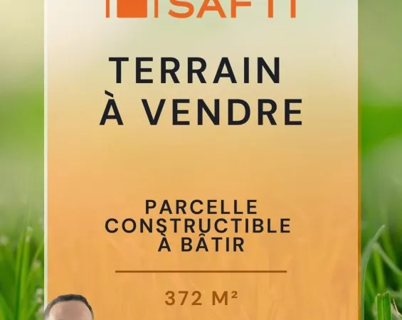 À VENDRE : Terrain constructible au coeur de Saint Martin
