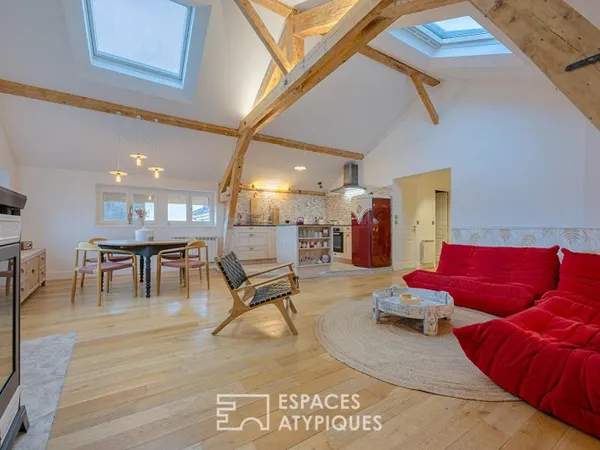 Appartement de charme avec vue sur les toits