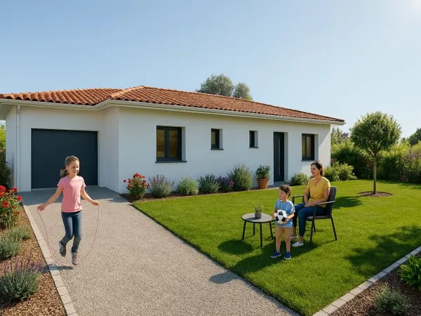 Terrain + maison 80 m²