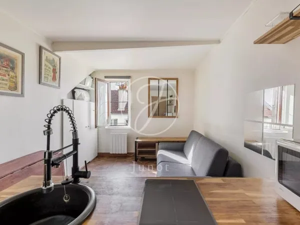 Paris 18e - ABBESSES - RUE BERTHE- Studio à vendre - 15,46m² Carrez.