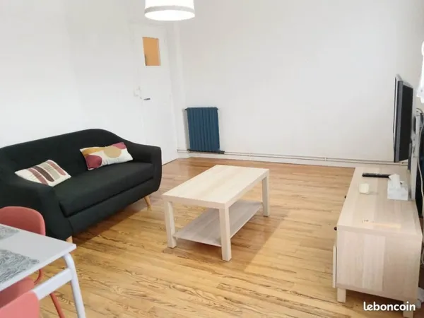 Appartement meublé 2 pièces - Centre-ville d'Évreux- Location à moyen terme - 1 à 5 mois