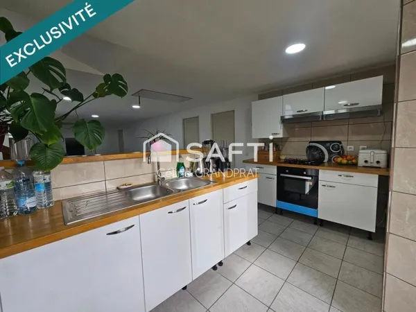 appartement 110 m2 + local commercial discothèque