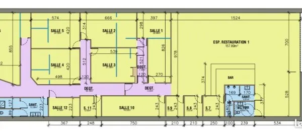 Local commercial 579 m² ANGERS