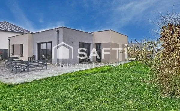 Plain-pied contemporain baigné de lumière