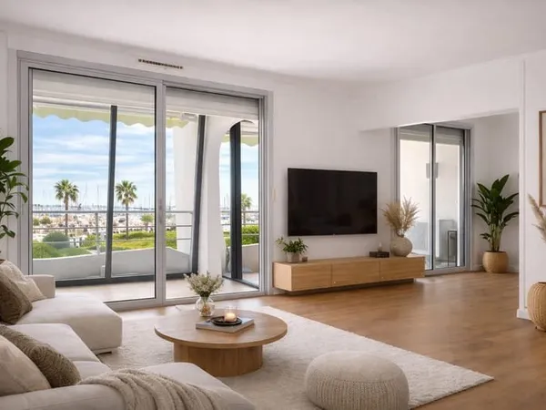 Appartement 3 pièces · Vue Port & Mer · Double Terrasse · Parking
