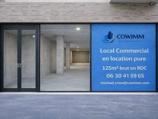 Local commercial 125 m²
