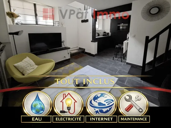 E84 - LOCATION MEUBLEE TOUT INCLUS ( EDF / INTERNET )