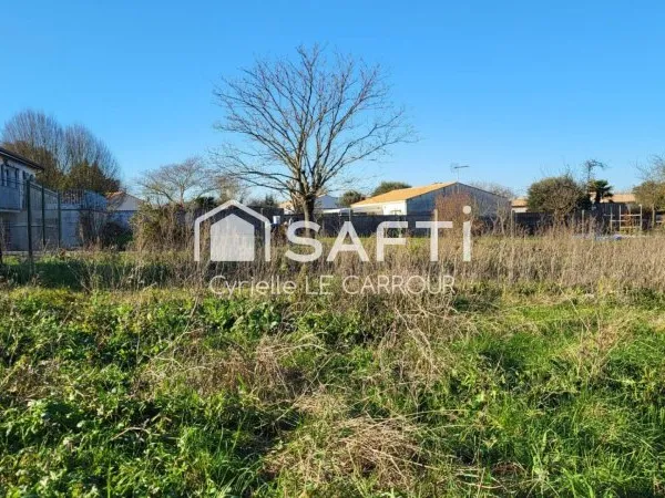 Terrain viabilisé 537 m² à 10 min de La Rochelle