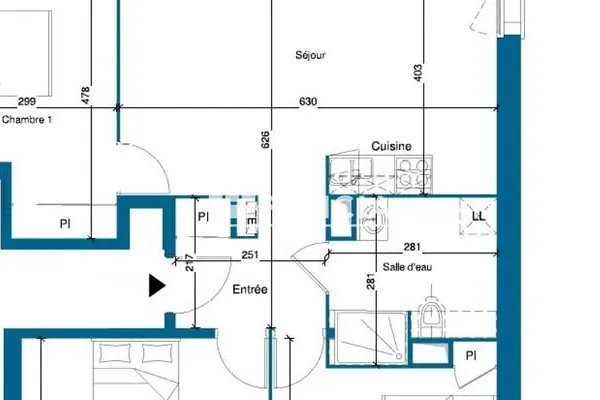 Appartement 4 pièces 73 m²