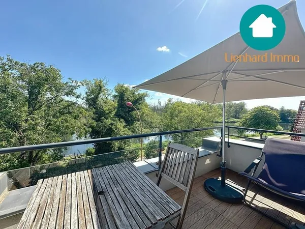 Très bel appartement 130m2 terrasse vue sur l'Ill - Garage et p