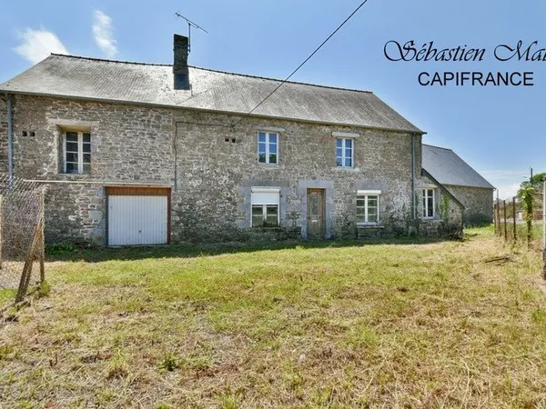 Dpt (35), à vendre maison à rénover - Baie du Mont Saint Michel - Saint Georges de Gréhaigne