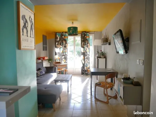 Colocation - 2 chambres meublées - T3 54 m² - Aix-en-Provence