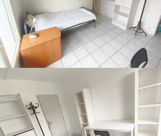 1 chambre dans une colocation meublée, à 5 min à pied du métro Empalot, ligne B, 390 tout compris