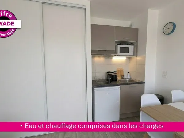 Studio 1 pièce 23 m²