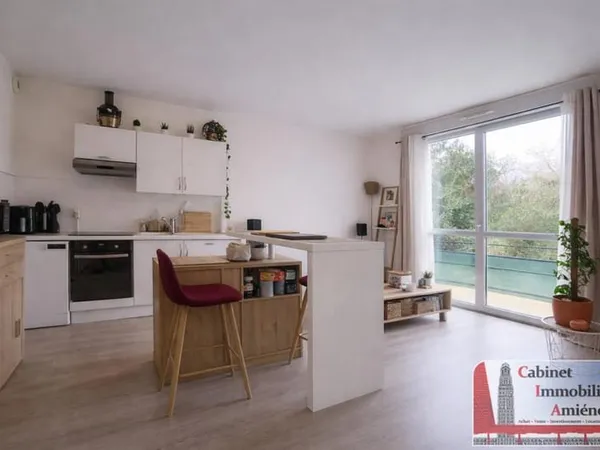 Appartement 45m2 type II lumineux avec Balcon secteur Amiens