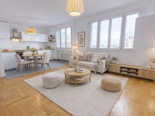 Superbe Appartement T4 75m2, Lyon 8