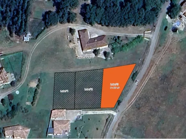 Terrain constructible en lotissement, viabilisé