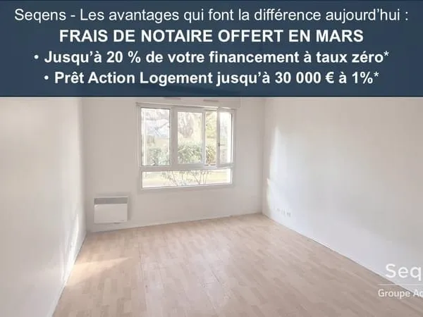 Appartement Rosny Sous Bois 2 pièces de 49.50m² avec parking et cave ! Frais de notaire à la charge 
