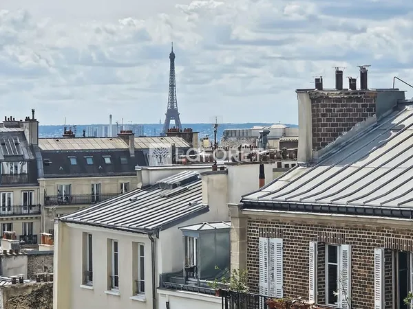Appartement Abbesses 75018 Paris - 4 pièces 90.57 m² loi Carrez et 94.78 au sol