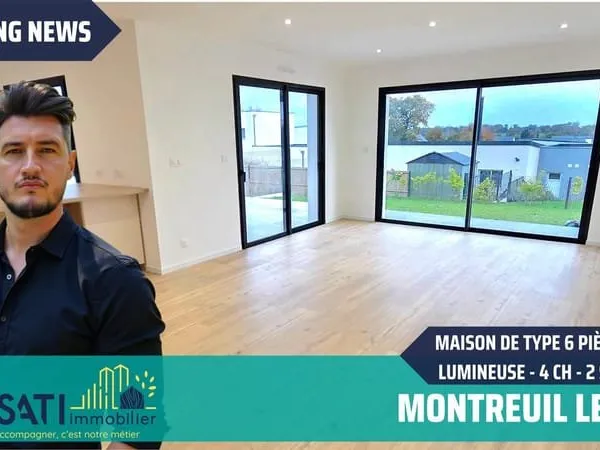 ? Maison contemporaine neuve 2025 - 135 m² - 4 chambres
