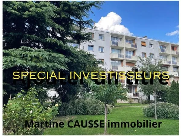 INVESTISSEURS : À vendre Appartement 3 pièces avec balcon à Villejuif (94800) PRIX 245 000