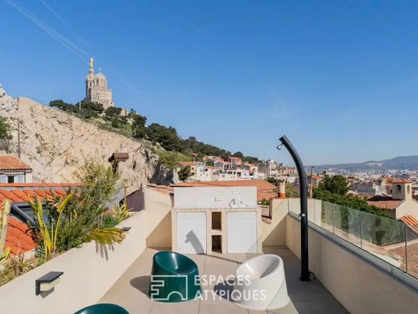 Appartement contemporain avec rooftop