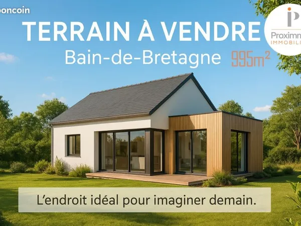 Terrain 1054 m² BAIN DE BRETAGNE