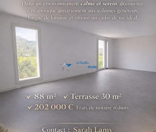 Appartement 3 pièces 88 m²