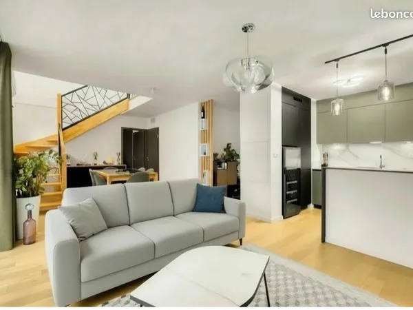 Vends T4 Duplex 103m2 Toulouse centre amidonnier - dernier étage avec vue canal