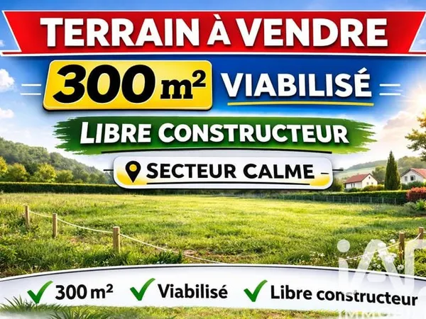 Terrain 300 m²