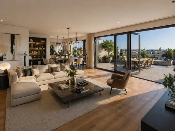 **RARE T4 avec GRAND BALCON + PARKINGS en COEUR DE VILLE**
