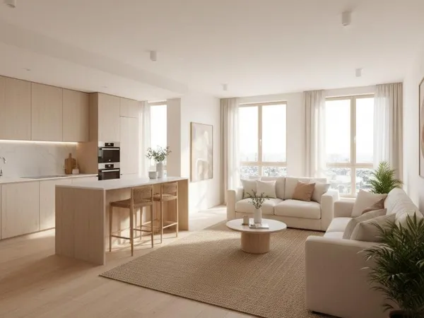 Un appartement lumineux avec extérieur, pensé pour le confort du quotidien