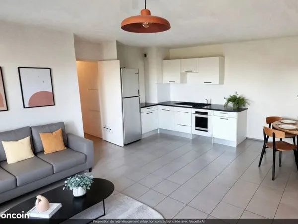 Appartement 3 pièces 59 m²