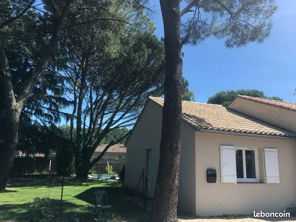 Maison meublé 37 m2 + jardin + parking