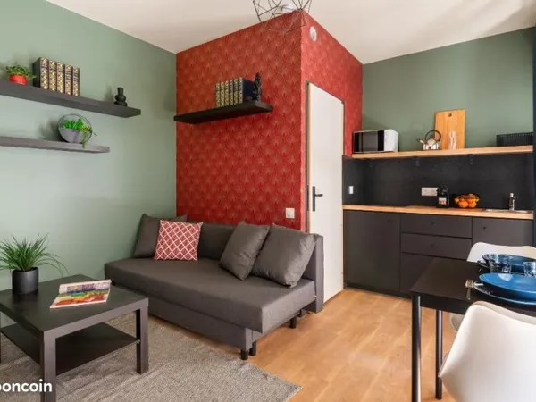 Studio 1 pièce 18 m²