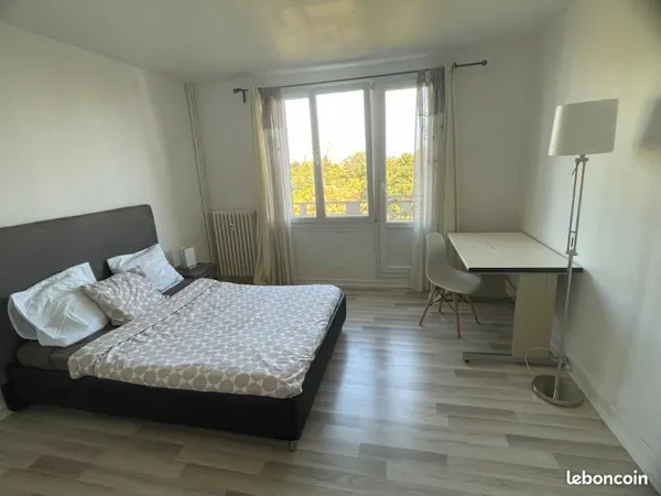Grande chambre meublée dans T4 - Dijon centre / Gare