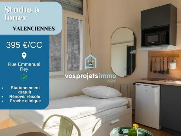 Studio 1 pièce 13 m²